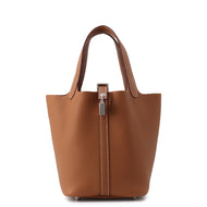 HERMES Picotin Lock Gold Taurillon Clemence Size PM
