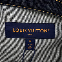 将图像加载到图库查看器中，LOUIS VUITTON Denim Coat Size 38 Blue Cotton100%
