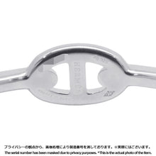 将图像加载到图库查看器中，HERMES Chaine d'Ancre Hoop Earrings Size GM SV925
