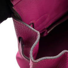 将图像加载到图库查看器中，HERMES Birkin Rose Purple Togo Leather Size 30
