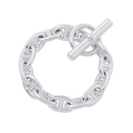 HERMES Chaine d'Ancre Bracelet 13 frames Size MM SV925
