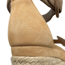 Load image into Gallery viewer, HERMES Espadrilles Elda Beige・Camel Chevre Veroa Size 37
