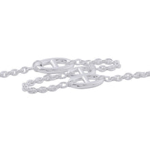 将图像加载到图库查看器中，HERMES Chaine d'Ancre Farandole Necklace Size 80 SV925
