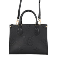 LOUIS VUITTON Onthego NoirM45653 Monogram Empreinte Leather Size PM