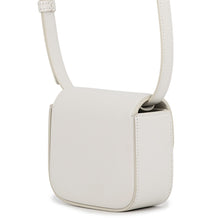 将图像加载到图库查看器中，CELINE Triomphe Mini Claude Shoulder Bag White10I513DPV Shiny Calf Leather Size Mini
