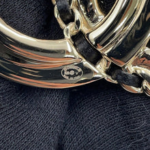 将图像加载到图库查看器中，CHANEL CC Logo Brooch Gold/BlackAB8609-B08593-NJ194 Gold Plated Lambskin Faux Pearl Rhinestone

