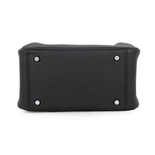 将图像加载到图库查看器中，HERMES Lindy Black Taurillon Clemence Size Mini
