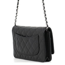 Load image into Gallery viewer, CHANEL Matelasse Classic Chain Wallet BlackAP4241 Caviar Leather
