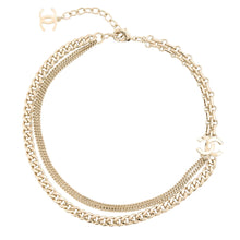 Load image into Gallery viewer, CHANEL CC Logo ChainNecklaceABG553 B21075 Metal Rhinestone
