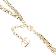 Load image into Gallery viewer, CHANEL CC Logo ChainNecklaceABG553 B21075 Metal Rhinestone

