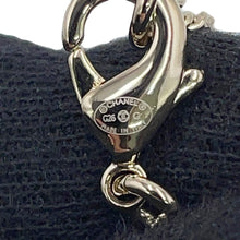 Load image into Gallery viewer, CHANEL CC Logo Bambi Motif Long Necklace Gold Plated Rhinestone Faux Pearl
