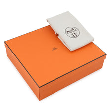 Load image into Gallery viewer, HERMES Alson Slim Black Togo Leather Swift Leather

