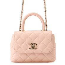 Load image into Gallery viewer, CHANEL Coco handle Light PinkAP4244 Caviar Leather Size Mini mini
