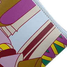 将图像加载到图库查看器中，HERMES Azap Long Silk In La Patisserie Française Blue Brum Swift Leather
