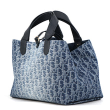 将图像加载到图库查看器中，Dior ToJules Handbag BlueM2821ODCE_M49E Denim Leather Size Medium
