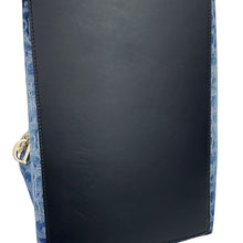 将图像加载到图库查看器中，Dior ToJules Handbag BlueM2821ODCE_M49E Denim Leather Size Medium
