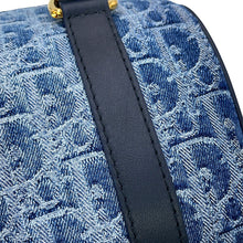 将图像加载到图库查看器中，Dior Dior Groove 20 BlueM1364UDCE_M49E Denim Leather Size Small
