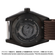将图像加载到图库查看器中，SEIKO Prospex Diver Scuba W40.5mm Stainless Steel Fabric Black DialSPB253

