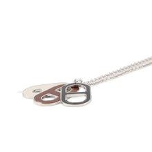 将图像加载到图库查看器中，HERMES Maillon Deep Necklace Dune Metal Lacquer
