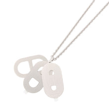 将图像加载到图库查看器中，HERMES Maillon Deep Necklace Dune Metal Lacquer
