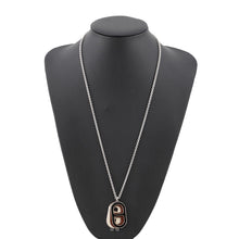 将图像加载到图库查看器中，HERMES Maillon Deep Necklace Dune Metal Lacquer
