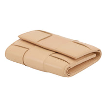 Load image into Gallery viewer, Bottega Veneta Cassette Maxi INTRECCIATO Tri-fold Wallet porridge651372VCQC19776 Leather
