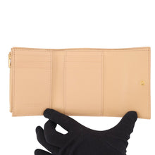 Load image into Gallery viewer, Bottega Veneta Cassette Maxi INTRECCIATO Tri-fold Wallet porridge651372VCQC19776 Leather
