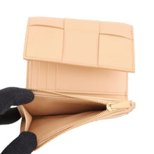 Load image into Gallery viewer, Bottega Veneta Cassette Maxi INTRECCIATO Tri-fold Wallet porridge651372VCQC19776 Leather
