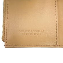 Load image into Gallery viewer, Bottega Veneta Cassette Maxi INTRECCIATO Tri-fold Wallet porridge651372VCQC19776 Leather
