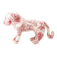 Load image into Gallery viewer, Dior Baby Dior Toile de Jouy Animal Plush Toy White/Red Cotton
