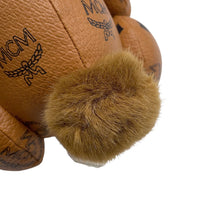 Load image into Gallery viewer, MCM Rabbit Doll Plush Toy Brown PVC Leather
