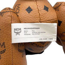 Load image into Gallery viewer, MCM Rabbit Doll Plush Toy Brown PVC Leather

