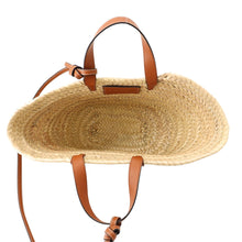 Load image into Gallery viewer, CELINE Classic Panier Beige/Brown Raffia Leather
