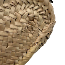 Load image into Gallery viewer, LOEWE Drawstring bucket bag Natural/WhiteA223222X01 Raffia Leather Size Mini
