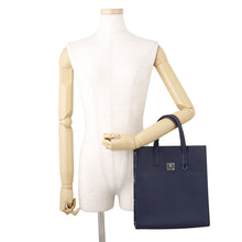 Load image into Gallery viewer, MCM 2WAYBag Navy Leather
