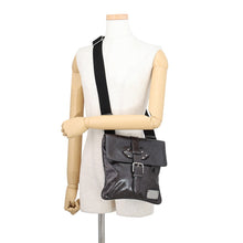 Load image into Gallery viewer, DOLCE&amp;GABBANA Cross Body Bag Dark Gray Leather
