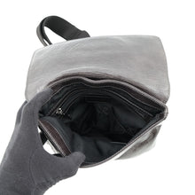 Load image into Gallery viewer, DOLCE&amp;GABBANA Cross Body Bag Dark Gray Leather
