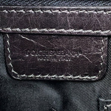 Load image into Gallery viewer, DOLCE&amp;GABBANA Cross Body Bag Dark Gray Leather
