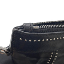 Load image into Gallery viewer, JIMMY CHOO Studded Clutch Bag Black Leather
