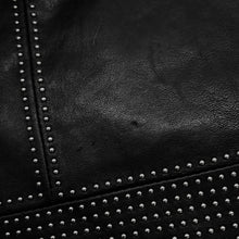 Load image into Gallery viewer, JIMMY CHOO Studded Clutch Bag Black Leather
