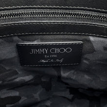 Load image into Gallery viewer, JIMMY CHOO Studded Clutch Bag Black Leather
