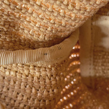 Load image into Gallery viewer, JIMMY CHOO 2WAY Mini Bag Beige Raffia Leather
