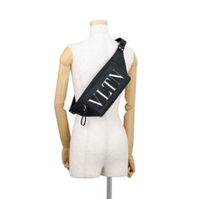 Load image into Gallery viewer, Valentino Garavani VLTN Logo Crossbody Bag Black/WhiteVY2B0A10WJW Leather

