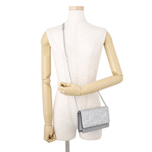 Load image into Gallery viewer, Maison Margiela Glitter Chain Wallet Silver/Gray Leather
