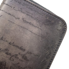 Load image into Gallery viewer, Berluti Calligraphy Wapa Coin purse Black Venice Calf Leather
