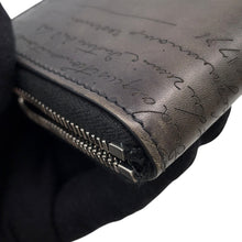 Load image into Gallery viewer, Berluti Calligraphy Wapa Coin purse Black Venice Calf Leather
