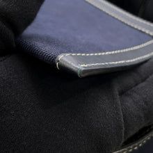 Load image into Gallery viewer, BURBERRY Beach Horseferry Tote Bag Navy/Black8044174 Canvas Leather Size Mini
