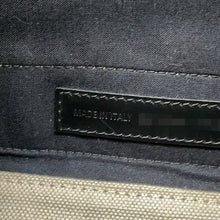 Load image into Gallery viewer, BALENCIAGA Navy Cabas 2WAY Bag Neon Yellow/Natural390346 Canvas Leather Size XS
