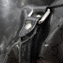 Load image into Gallery viewer, GUCCI GG Imprime Travel Bag Black206500 GG Imprime Leather
