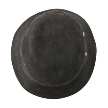 Load image into Gallery viewer, LOUIS VUITTON Reversible bucket hat Size 58 Noir/YellowM76208 Cotton60% Polyester40%
